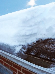 Roof damage from ice dams is a common Michigan problem.