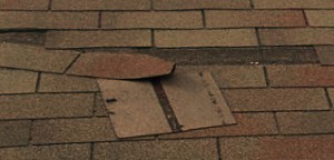 Roof Shingle Damage From Wind