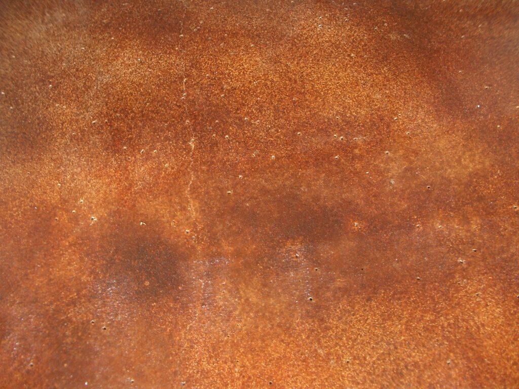 Textured Concrete with Stain
