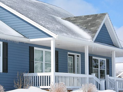 Insulated Vinyl Siding Winter