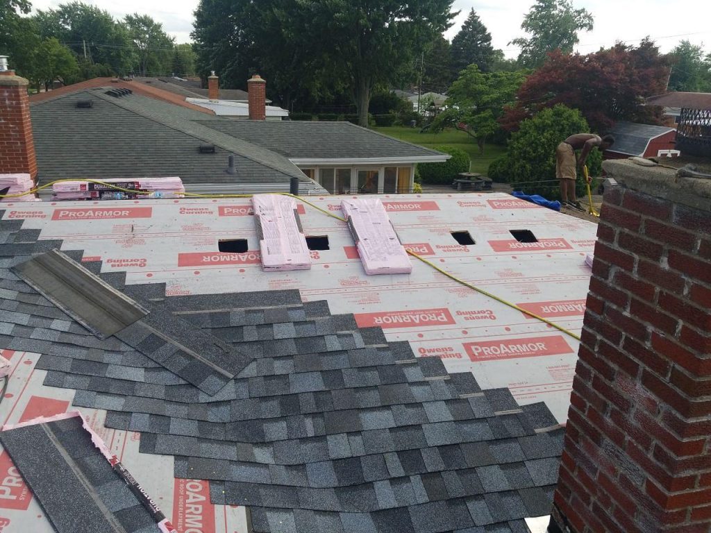 Warren Michigan Roof Replacement - In Progress (1)