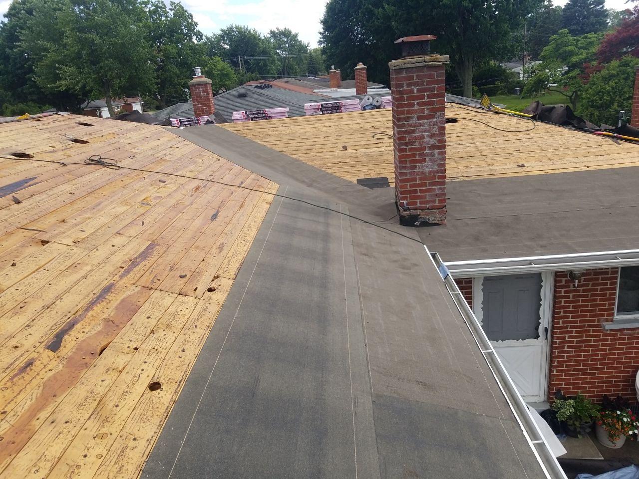 Warren Michigan Roof Replacement - In Progress (4)