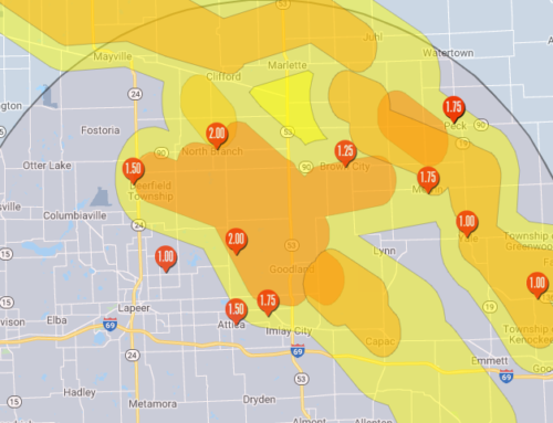 Wind and Hail Damage in Imlay City, Michigan