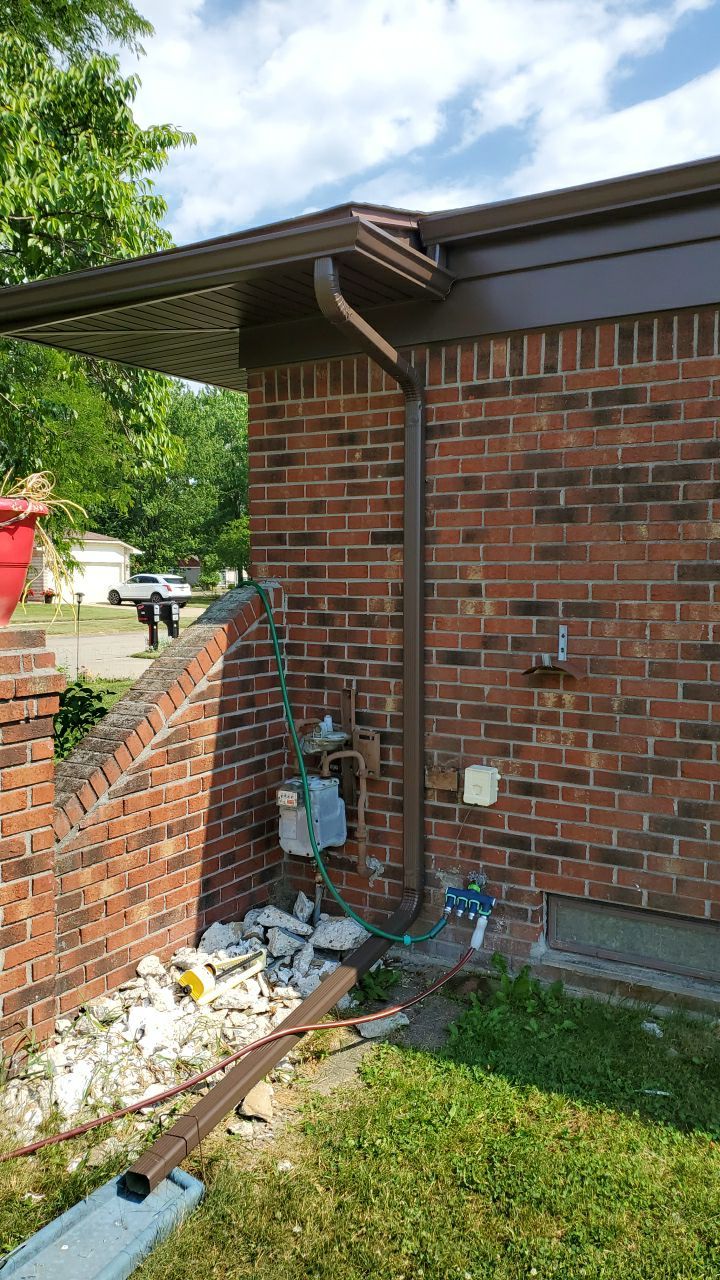 Canton Michigan Downspout Installer
