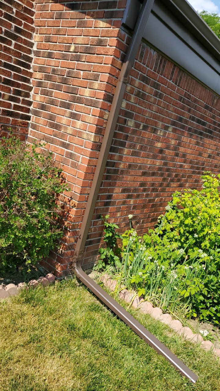 Canton Michigan Gutter Downspout Replacement