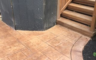 Commerce Township Stamped Concrete Patio