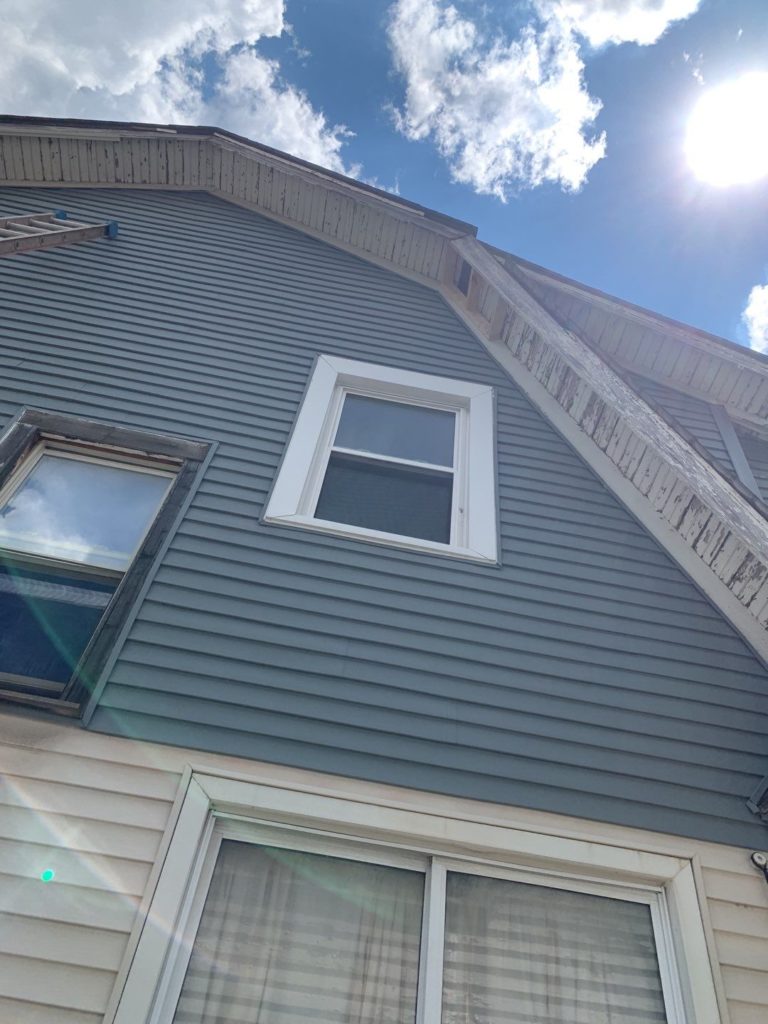 Detroit Michigan Soffit Replacement Before